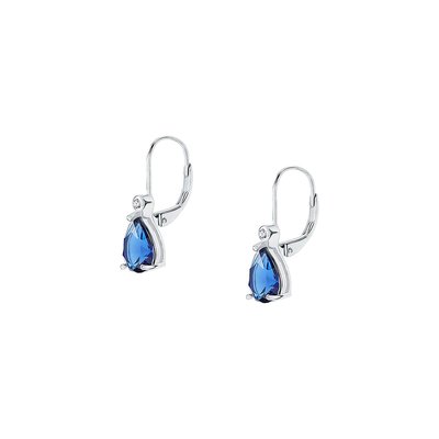 Boucles d'oreilles en argent 925 et oxyde de zirconium CLEOR