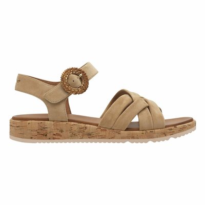 Ledersandalen mit Keilsohle TAMARIS