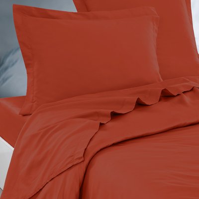 Parure drap plat + 2 taies 50x70 cm SOFT PERCALE SENSEI MAISON