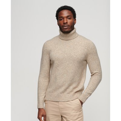 Jersey jaspeado de cuello vuelto SUPERDRY