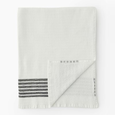 Fouta liteau, 90x160cm, 100% coton bio MONOPRIX