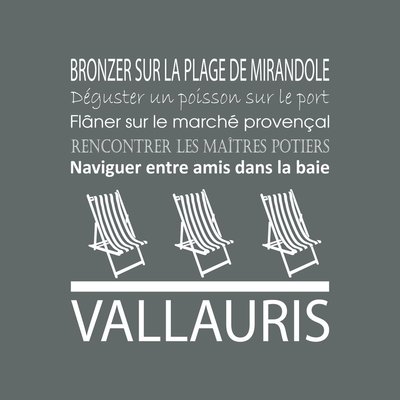 Tableau Mural Vallauris RÉGIONALISME CEANOTHE