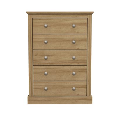 Traditional 5 Drawer Chest SO'HOME