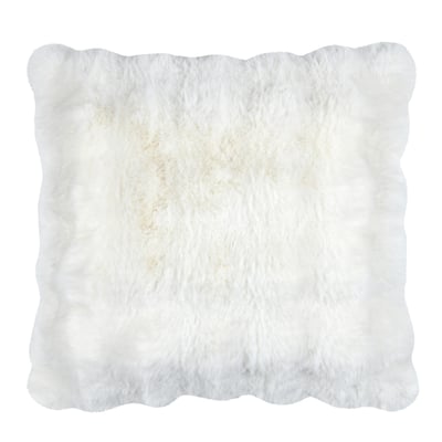 Coussin déhoussable imitation fourrure LOVELY CASA