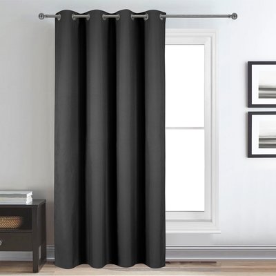 Rideau déco uni occultant et thermique HOME MAISON