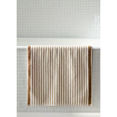 Tapis de bain rayé 100 % coton MANGO HOME