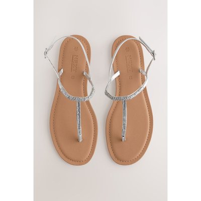 Sandales à entredoigt et finition bijou NEXT