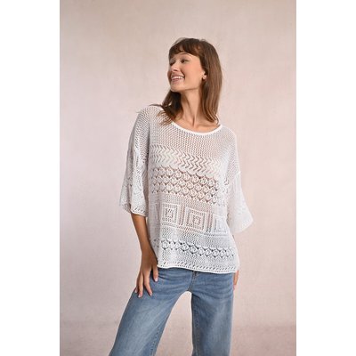 Pull ajouré manches 3/4 MOLLY BRACKEN