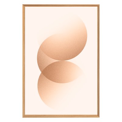 Tableau Mural Encadré Rond Abstrait ABSTRAIT CEANOTHE