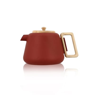 Théière en fonte avec couvercle en bois 500ml, VIGGO OGO LIVING