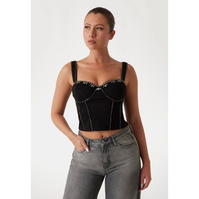 Top Corset Daim Synthétique GUESS