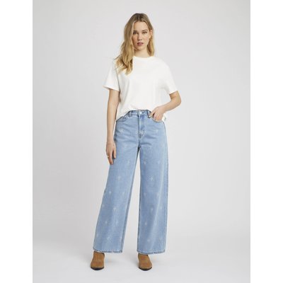 Jean wide leg brodé BZB