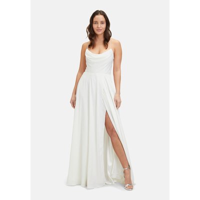 Robe de soirée à encolure bénitier VERA MONT