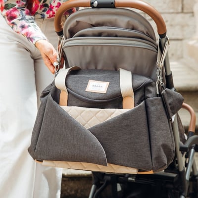 Sac à langer Sydney Gris chiné foncé BEABA