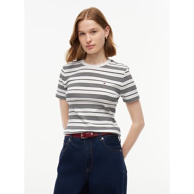 T-shirt col rond manches courtes TOMMY HILFIGER