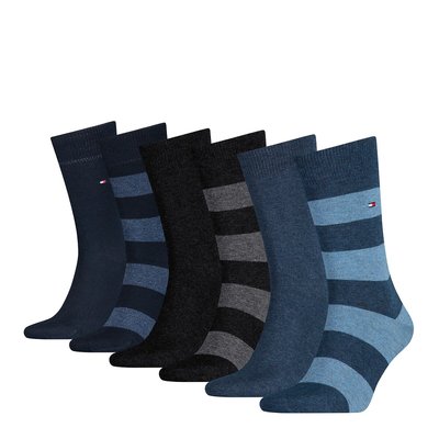 Lot de 6 paires de chaussettes hautes TOMMY HILFIGER
