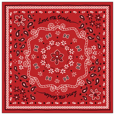 Lot de 20 serviettes papier bandana OPJET