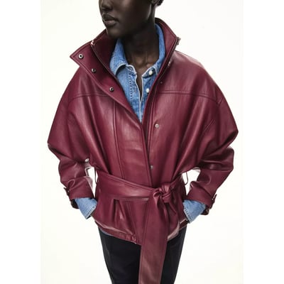 Veste oversize avec ceinture MANGO