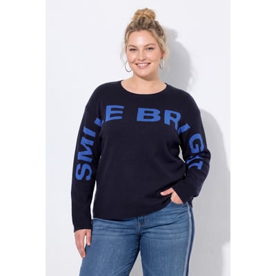 Pull avec message, coupe Boxy Fit ULLA POPKEN
