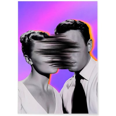 Affiche Fusion amoureuse L'AFFICHERIE