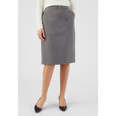 Jupe droite enfilable boucle fantaisie DAMART