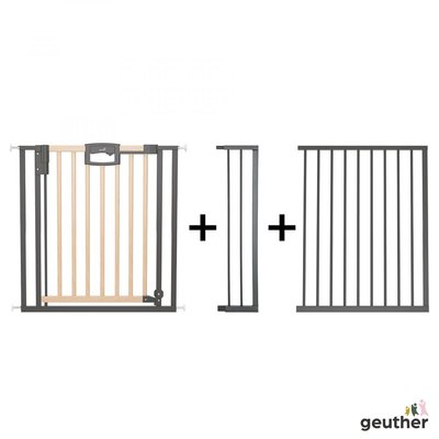 Barrière de porte à pression Easylock Plus bois/metal 160,5 cm 168,5 cm GEUTHER