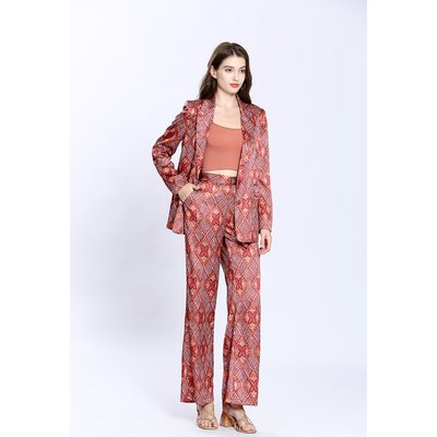 Pantalon droit imprimé SEE U SOON