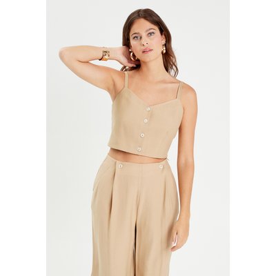 Caraco cropped boutonné CACHE CACHE