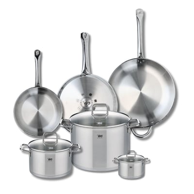 3 poêles 24/28/32cm + 3 faitouts 12/20/26cm PROFI CITRIN ELO