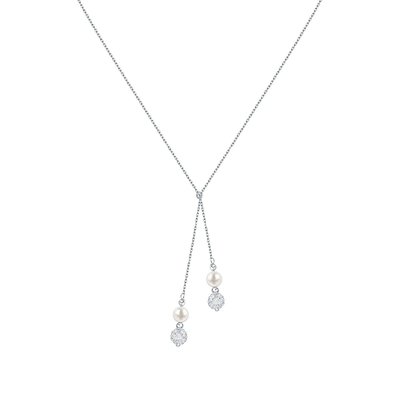 Collier en argent 925 et perle synthétique CLEOR
