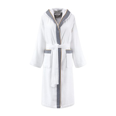Peignoir long en coton,ISPAHAN OLIVIER DESFORGES