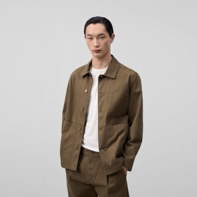 Veste worker en coton kaki ADOLFO DOMINGUEZ