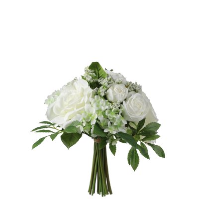 Bouquet de 22 tiges de roses artificielles H25 SIA DECO
