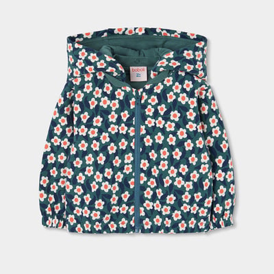 Veste fille molleton imprimé fleurs BOBOLI