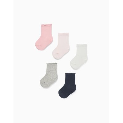 Pack de 5 Paires de Chaussettes à Tige Ondulée ZIPPY
