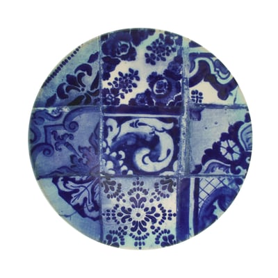Assiette de présentation/Plat en grès, AUGUSTA COSTA NOVA