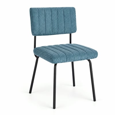 Chaise en velours grosses côtes (lot de 2) IENA PIER IMPORT