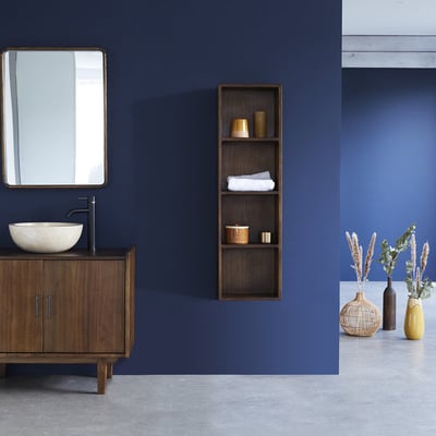 Colonne de salle de bain en bois massif  VINTAGE BERAH GETAH