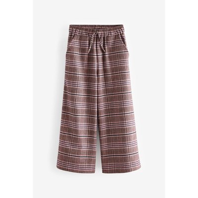 Pantalon large aux carreaux NEXT