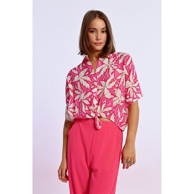 Chemise courte à nouer LILI SIDONIO