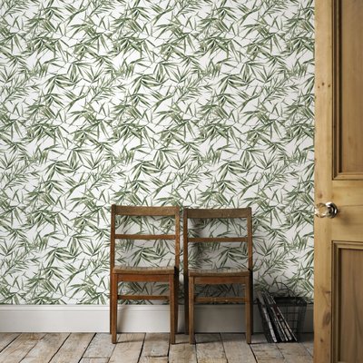 Papier peint Feuilles de Bambou SUPERFRESCO EASY