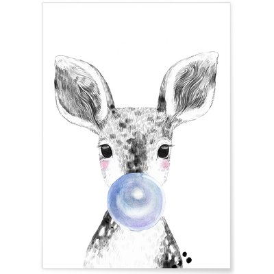 Affiche Bulle de Biche Bleue L'AFFICHERIE