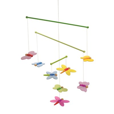 Mobile en bois papillons GOKI
