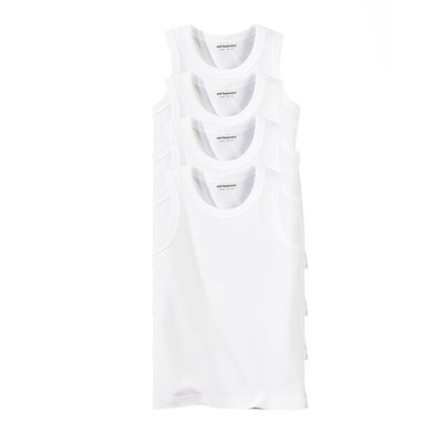 Lot de 4 débardeurs Oeko-Tex® VERTBAUDET