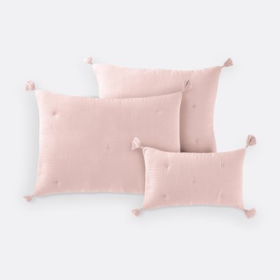 Housse de coussin matelassée gaze de coton, Kumla LA REDOUTE INTERIEURS