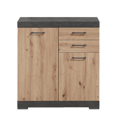 Buffet avec 2 Portes et 2 Tiroirs L80cm - Bristol CALICOSY