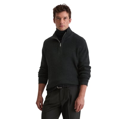 Troyer régulier en doux mélange de coton et de laine vierge MARC O'POLO