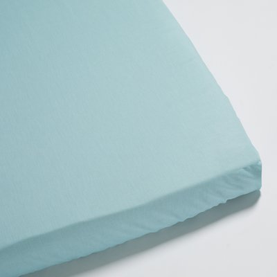 Drap housse bébé bleu ovale LES MATELAS DE MORPHEE