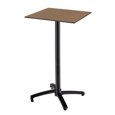 Table de jardin carré haute inclinable en hpl, OPERA OVIALA
