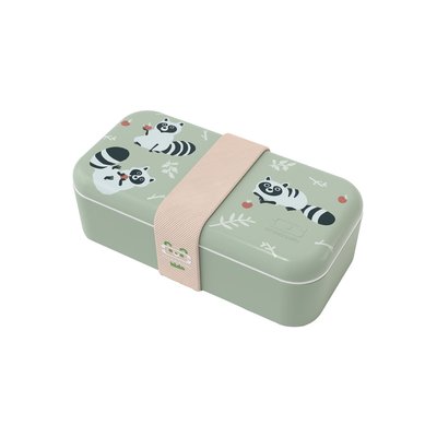 Bento Pour Enfant Mb Foodie Vert Raccoon - 500 Ml - Vert MONBENTO